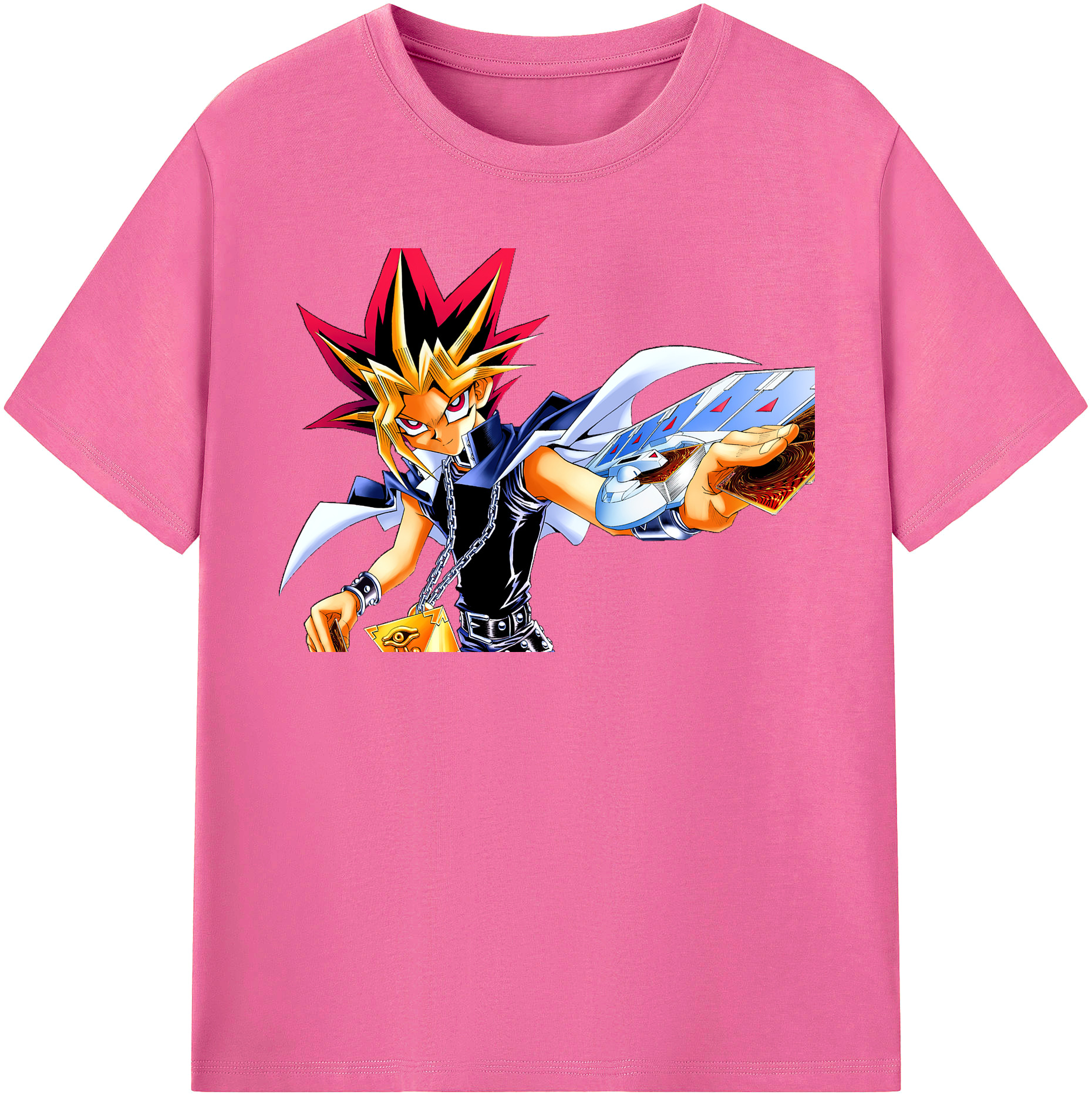 （画像用） 遊☆戯☆王 Yu-Gi-Oh! レディースカジュアルプリントTシャツ（綿100％）